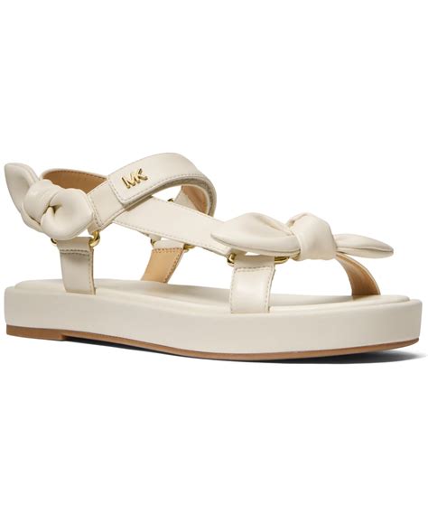 michael michael kors women's phoebe sporty strappy bow detailing sandals|MICHAEL Michael Kors Women's Phoebe Sporty Strappy Bow .